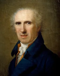 Portret van beeldhouwer Antonio Canova door Gaspare Landi (1756-1830)