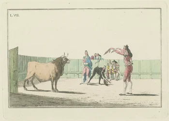 Plaat VII, uit de serie Colección de las principales suertes de una corrida de toros
