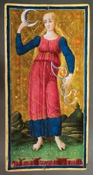 Tarotkaart met de Maan