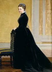 Schets voor Portret van Dame