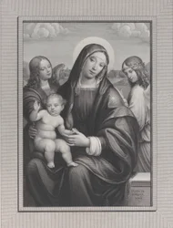 Madonna en Kind met engelen