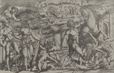 Wedstrijd tussen Neptunus en Athena, 1540-45
