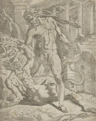Hercules en Cacus, 1540-45