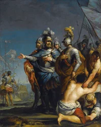 Saint Louis vertrekt voor de kruistocht