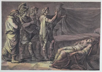 Nero vindt het lichaam van zijn moeder, Agrippina