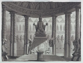 Toneelontwerp, Oriëntaalse tempel