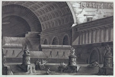 Toneelontwerp, Romeinse baden