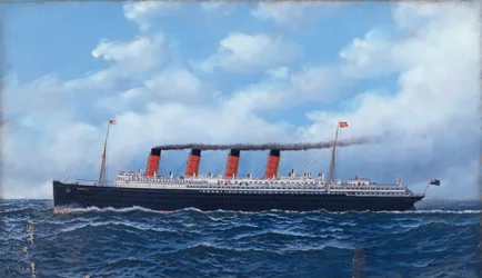 Het Cunard-passagiersschip 