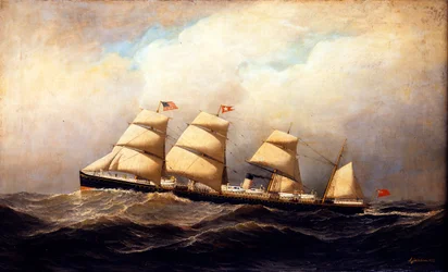 Het stoomschip Baltic