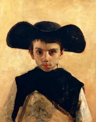 Prevetariello (kleine priester), 66 x 53 cm