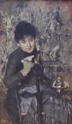 Vrouw met inktpot, c.1875