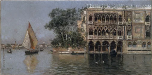 Uitzicht op Venetië