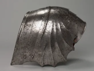 Gotische waaiervormige schouderplaat, ca. 1485-1500