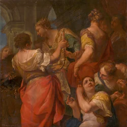 Achilles en de Dochters van Lycomedes, ca. 1680