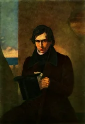 Portret van de dichter Nestor Vasiljevitsj Koekolnik, 1836, 1965