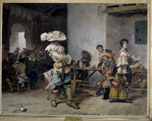 Opscheppers in een herberg