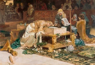 De geliefden van Teruel, detail