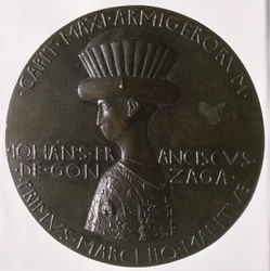 Portretmedaille met afbeelding van Gianfrancesco Gonzaga (13945-1444)