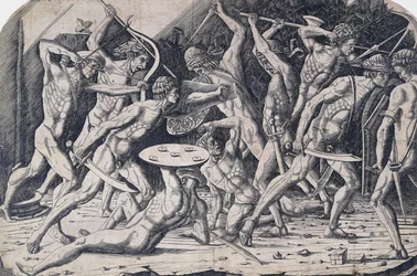 Hercules en de reuzen, ca. 1475-80