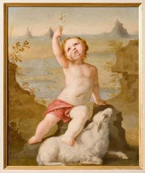 Heilige Johannes de Doper als kind