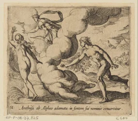 Arethusa wordt achtervolgd door Alpheüs
