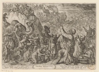 De Egyptenaren verdrinken in de Schelfzee