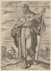 De heilige Jakobus de Meerdere Christus, Maria en de apostelen (serietitel)