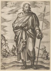 De heilige Mattias (Et vitam aeternam amen, Christus, Maria en de apostelen)