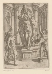 Foltering met stokken met scherpe punten