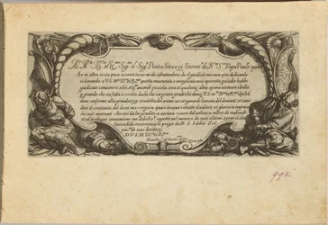 Frontispice: Dedication to Pietro Strozzi