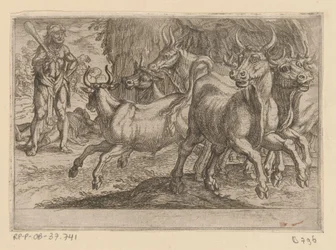 Hercules en de runderen van Geryon