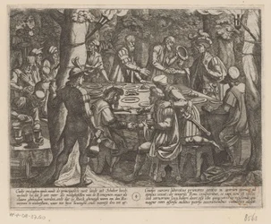 Julius Civilis vertelt de Nederlandse ouderen dat ze door de Romeinen als slaven behandeld worden