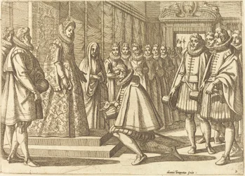 Filips van Spanje voor Margaretha van Oostenrijk