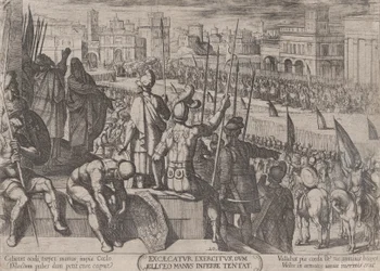 Elisa brengt het verblinde Syrische leger naar de koning van Israël, ca. 1590-ca. 1610