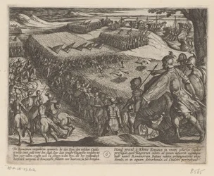 Romeinen verslagen bij de Rijn