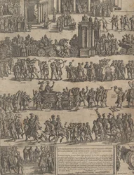Triomf van een Romeinse keizer (linkerkant)