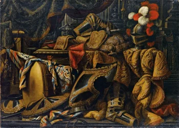 Wapenrusting, Helm, Schild, Zwaard