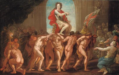 Schets voor een muurschildering in St. George