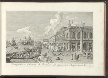 Hoek van het San Marcoplein met de Biblioteca Marciana