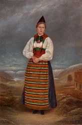 Zweedse dame, ca. 1893
