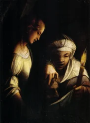 Judith en haar dienstmaagd