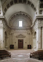 Interieur van de kerk van San Biagio