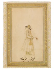 Portret van Keizer Aurangzeb, India