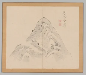 Dubbel Album van Landschapsstudies na Ikeno Taiga, Volume 1 blad 24
