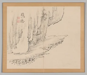 Dubbel Album van Landschapsstudies naar Ikeno Taiga, Volume 1 blad 31