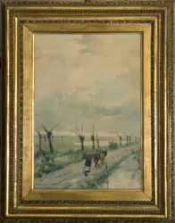 Landschap met mensen