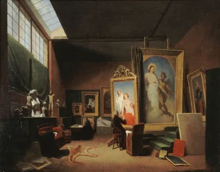 Atelier van Ary Scheffer, rue Chaptal, 1851