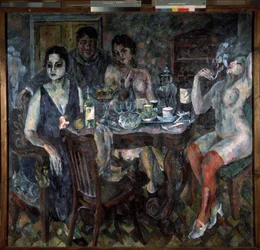 In het atelier van de kunstenaar