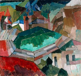 Stad in Zuid-Rusland, ca. 1914-16