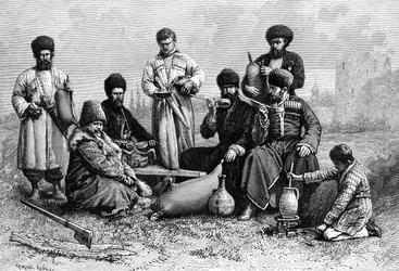 Georgische mannen, 1895